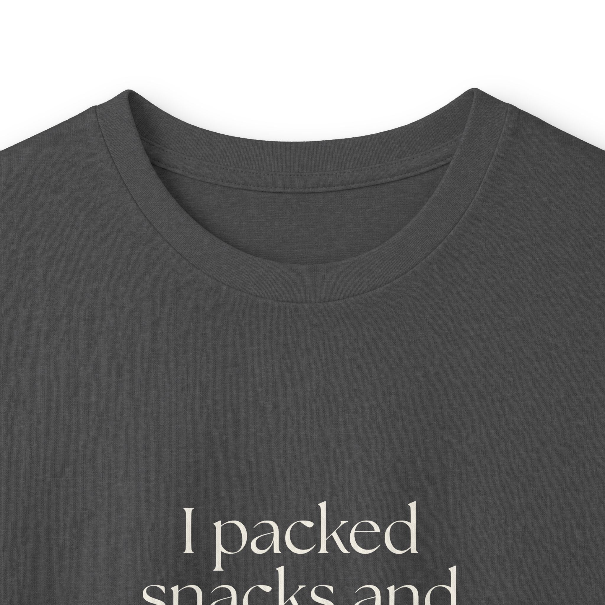 I packed snacks and unresolved feelings - Long Sleeve Shirt - Dry Humor