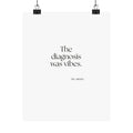 The diagnosis was vibes - Poster - For Overthinkers