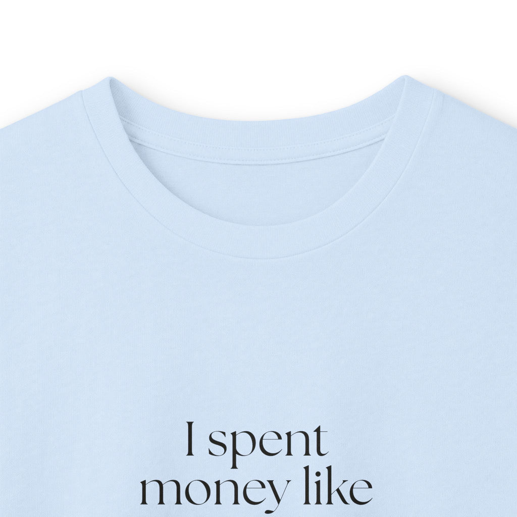 I spent money like tomorrow was fictional - Long Sleeve Shirt - Dry Humor