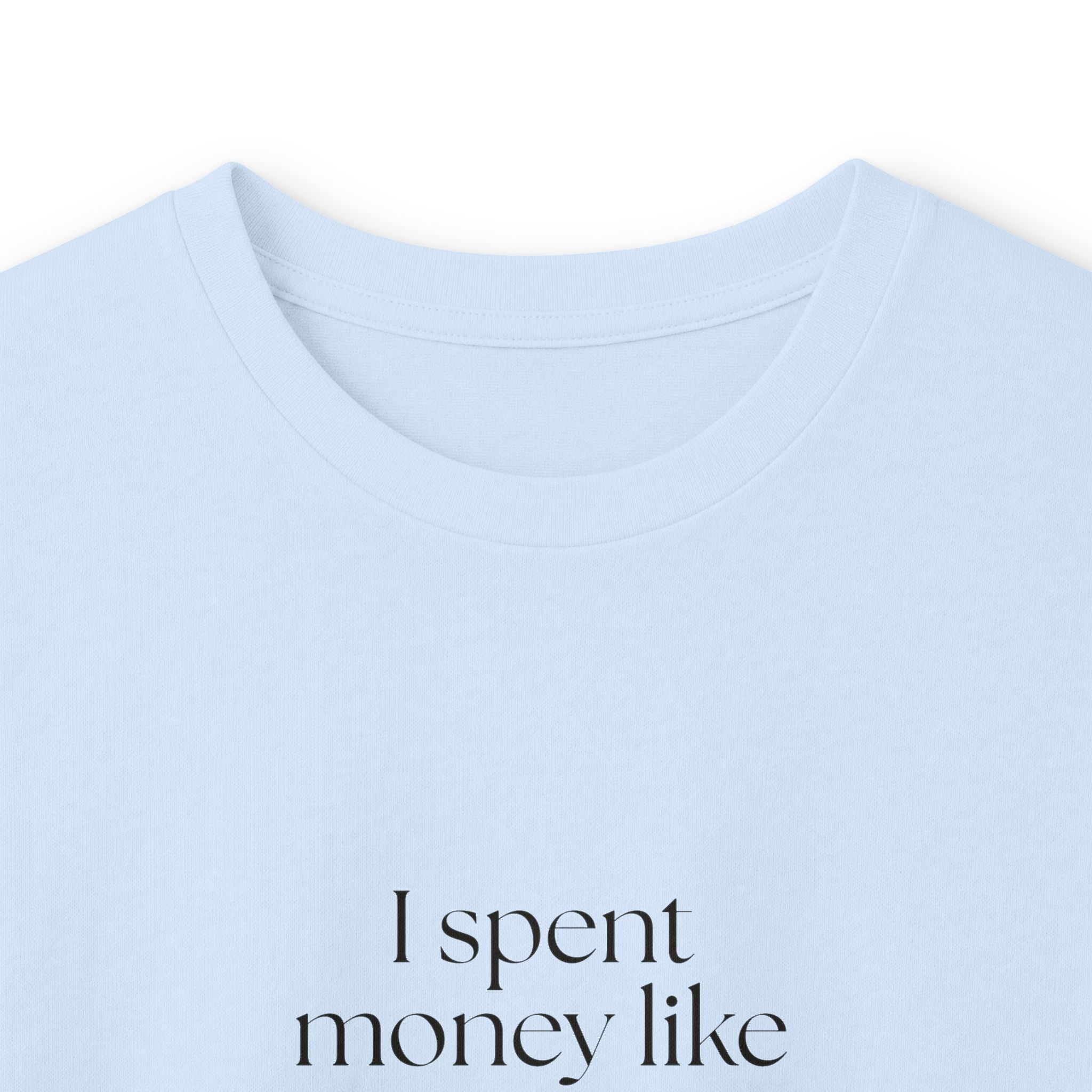 I spent money like tomorrow was fictional - Long Sleeve Shirt - Dry Humor