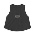 I survived. Please hold applause - Crop Top - For Introverts