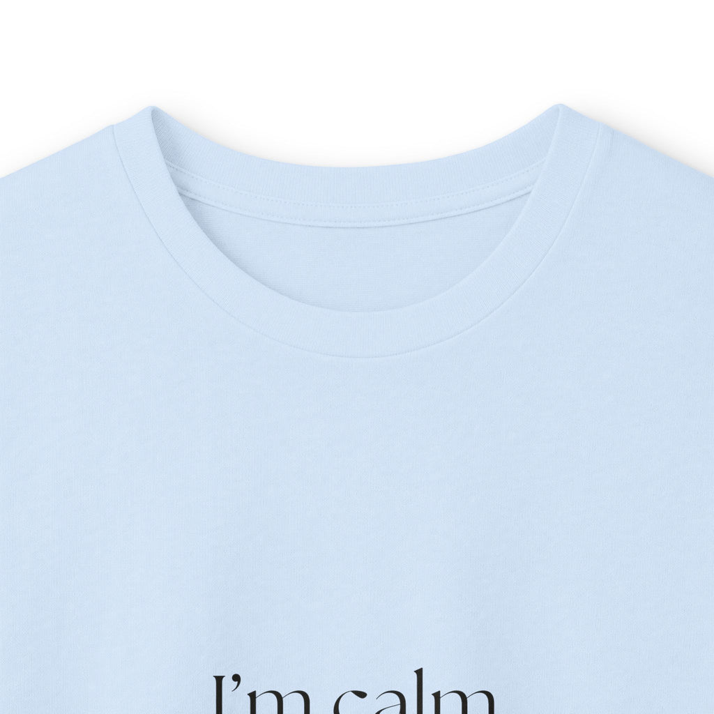 I’m calm in theory - Long Sleeve Shirt - For Quiet Minds