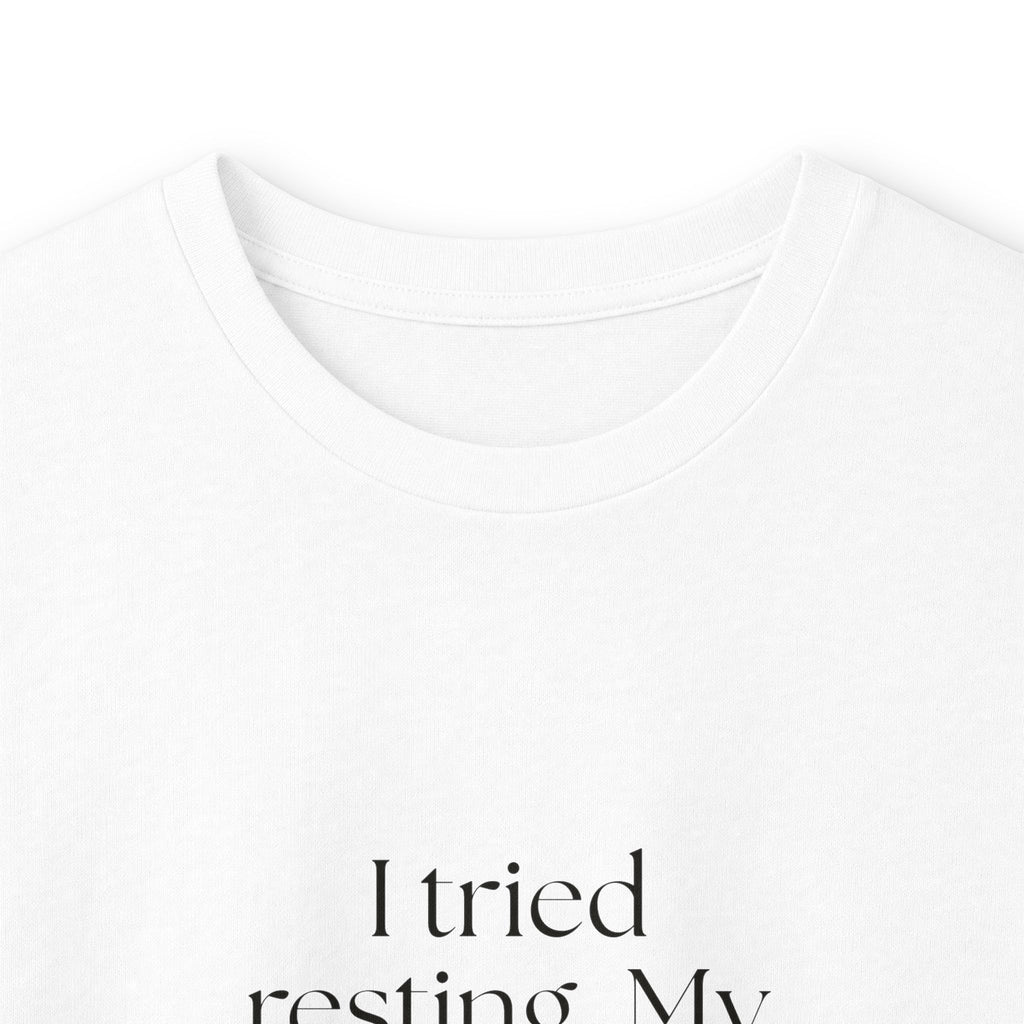 I tried resting. My brain had follow-ups - Long Sleeve Shirt - For Overthinkers