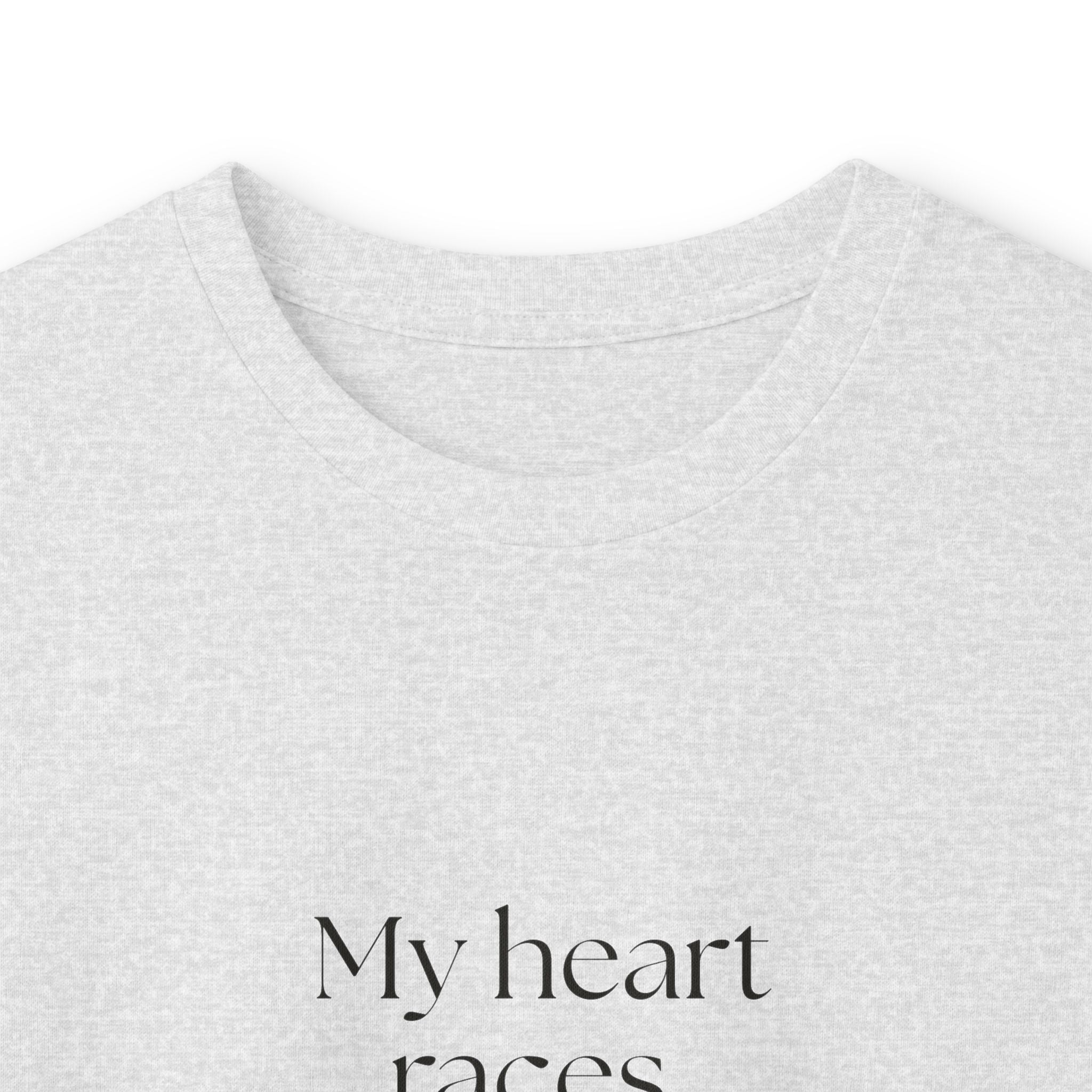 My heart races. Nobody’s chasing us - Long Sleeve Shirt - For Quiet Minds