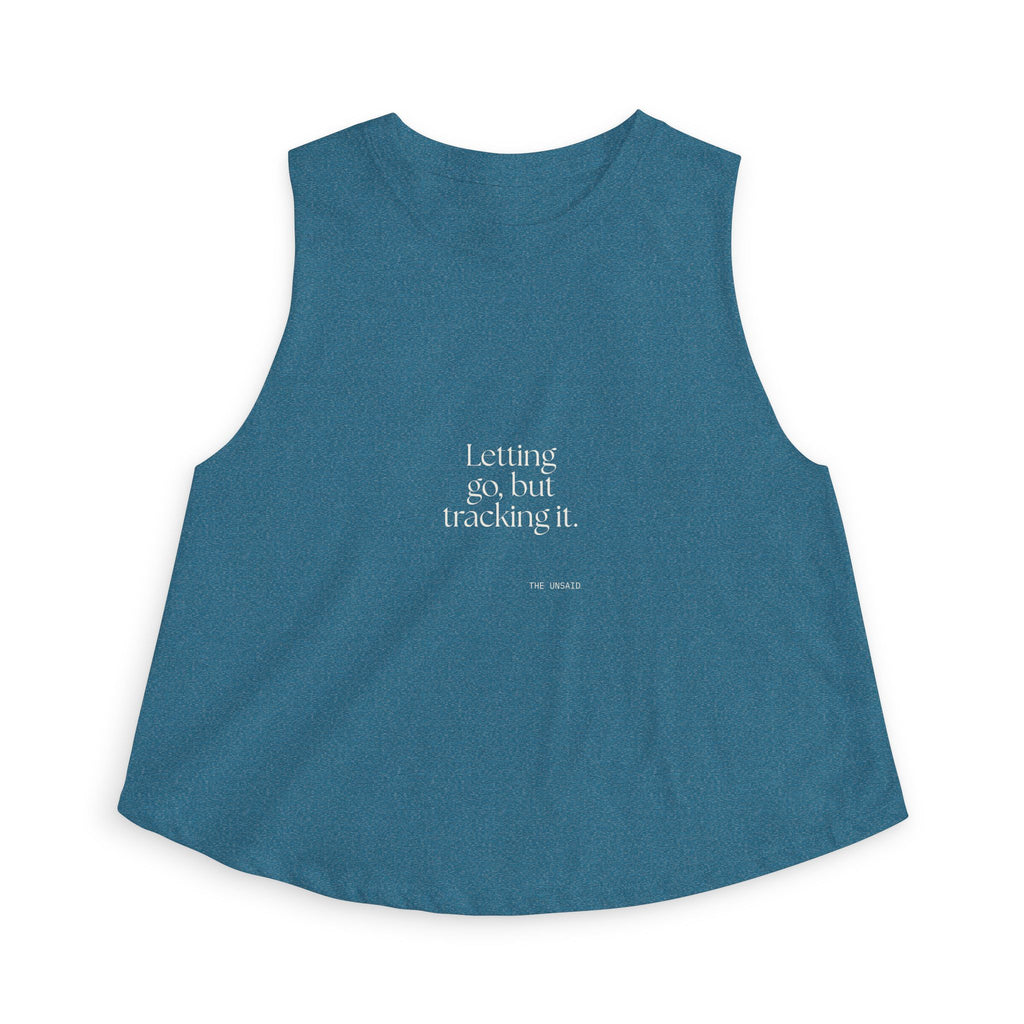 Letting go, but tracking it - Crop Top - Dry Humor