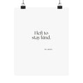 I left to stay kind - Poster - For Introverts