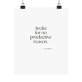 Awake for no productive reason - Poster - For Overthinkers