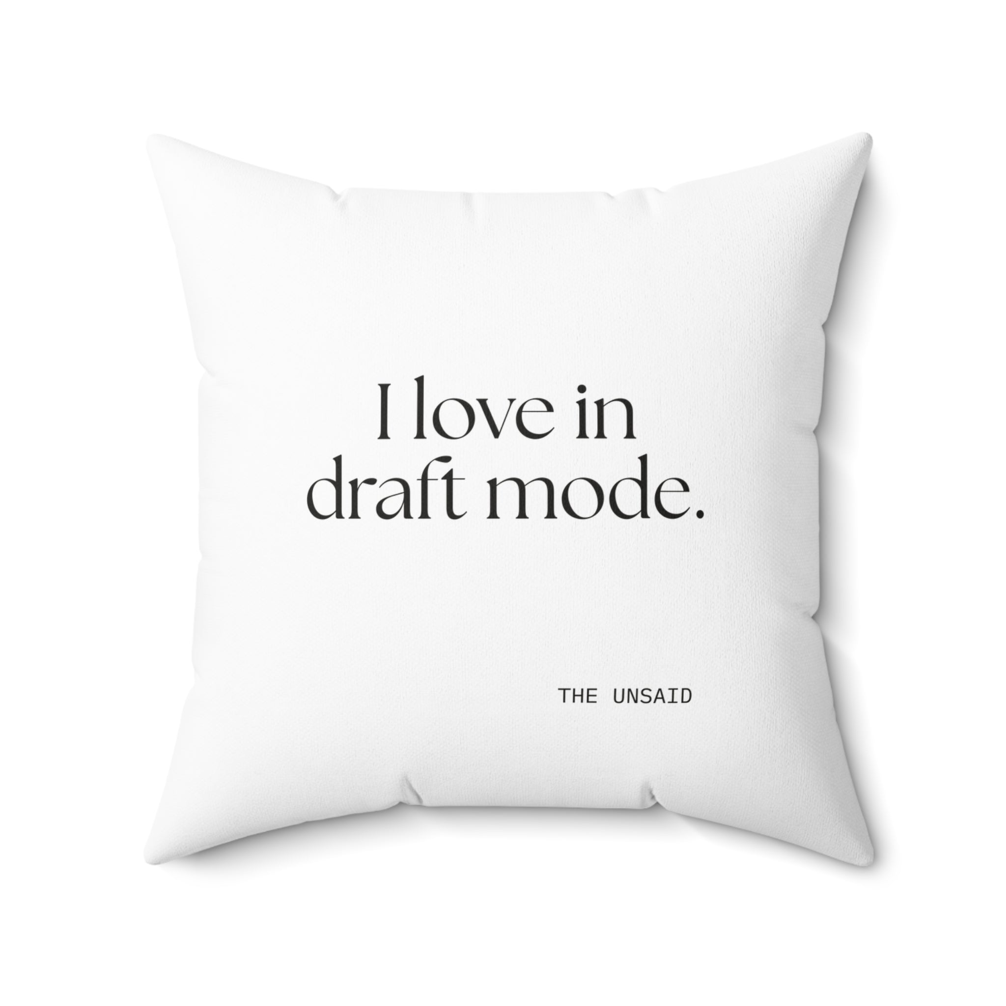 I love in draft mode - Throw Pillow - For Introverts