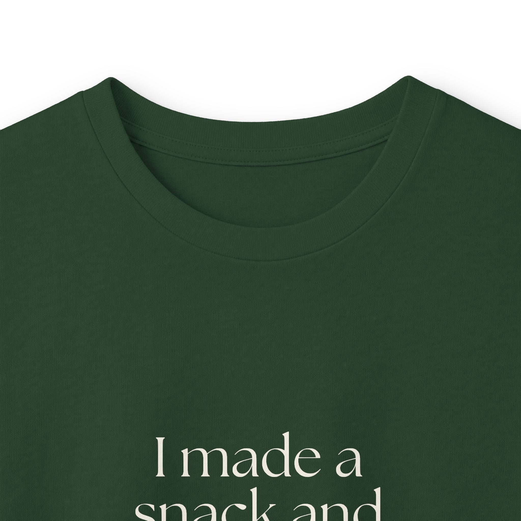 I made a snack and called it a plan - Long Sleeve Shirt - Dry Humor