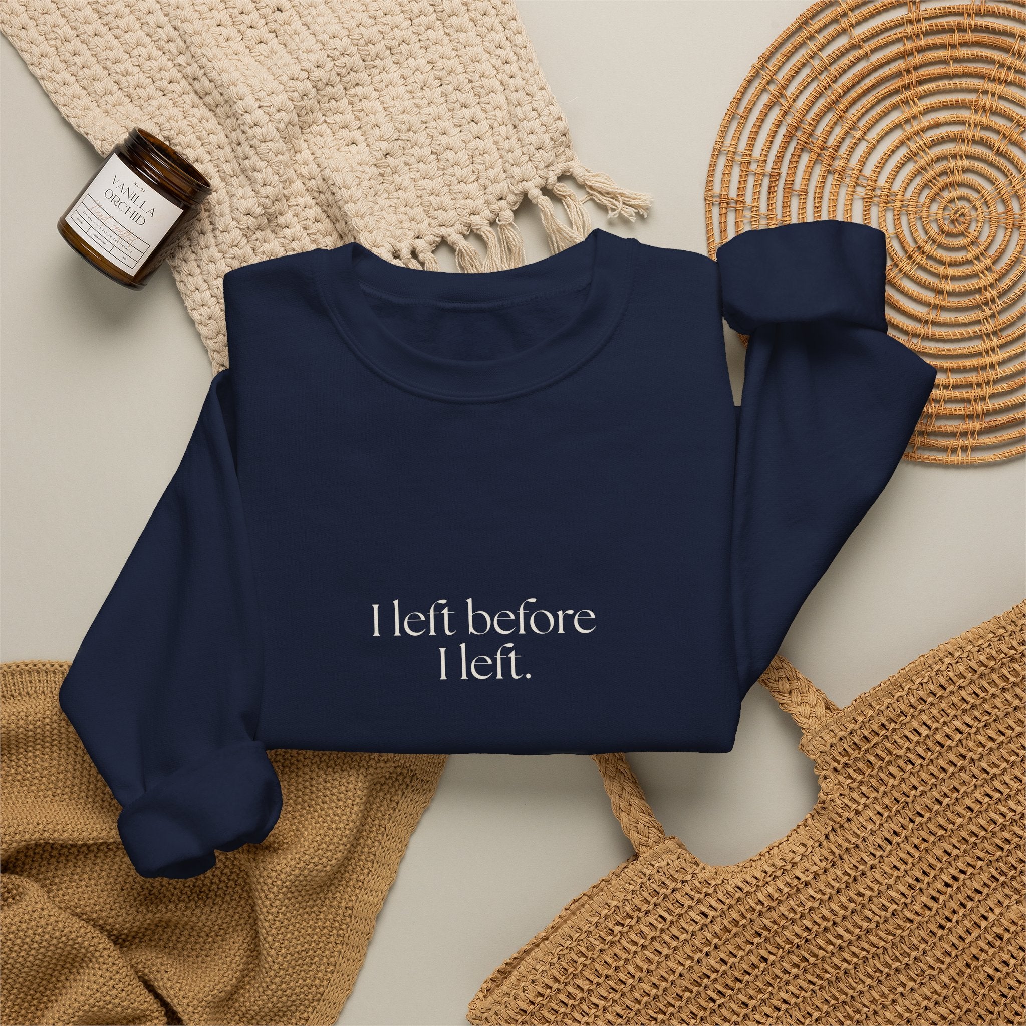 I left before I left - Sweatshirt - For Introverts