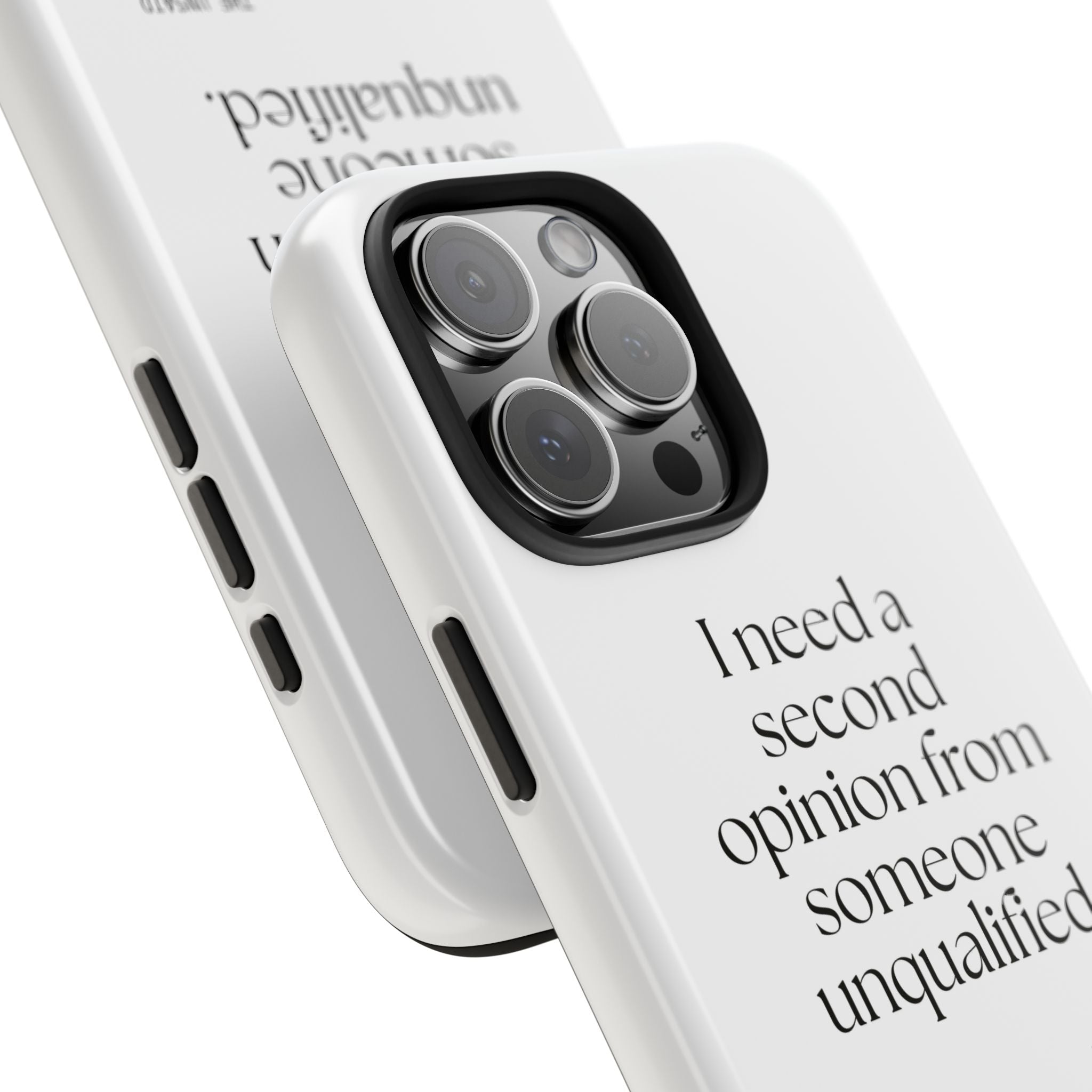 I need a second opinion from someone unqualified - Tough Phone Case - For Overthinkers
