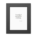 I startled myself by existing - Framed Print - For Quiet Minds