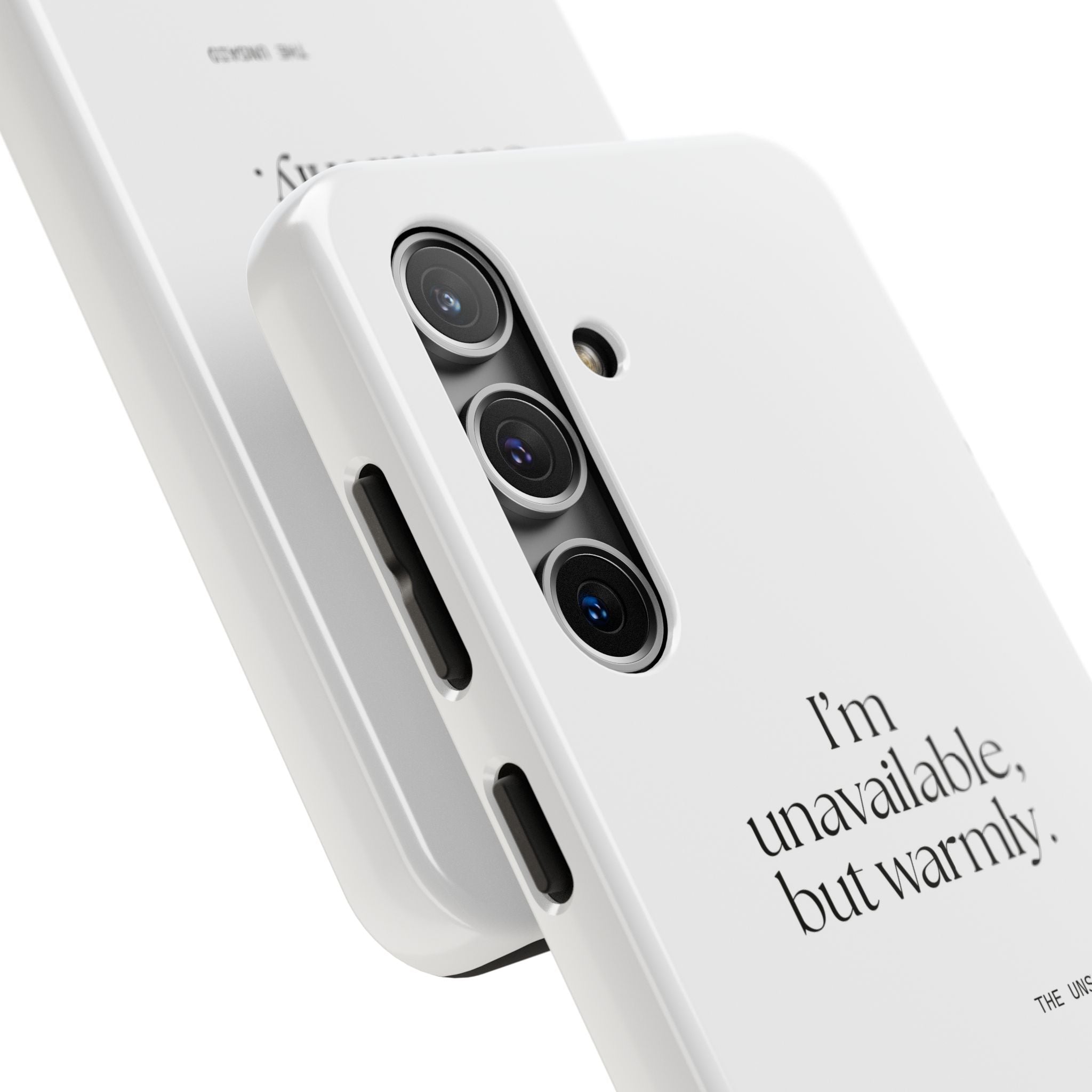 I’m unavailable, but warmly - Tough Phone Case - For Introverts