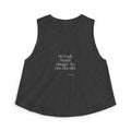 My body heard danger. No one else did - Crop Top - For Quiet Minds