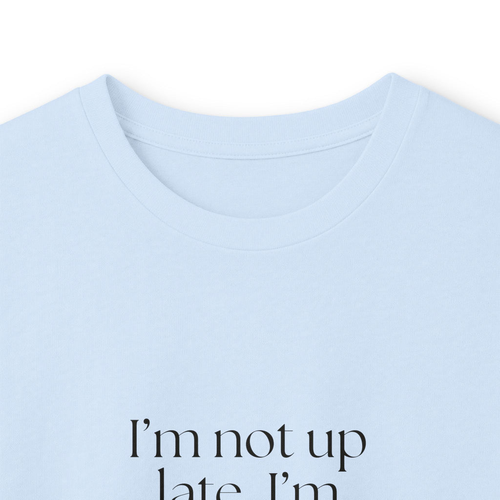 I’m not up late. I’m processing horizontally - Long Sleeve Shirt - For Overthinkers