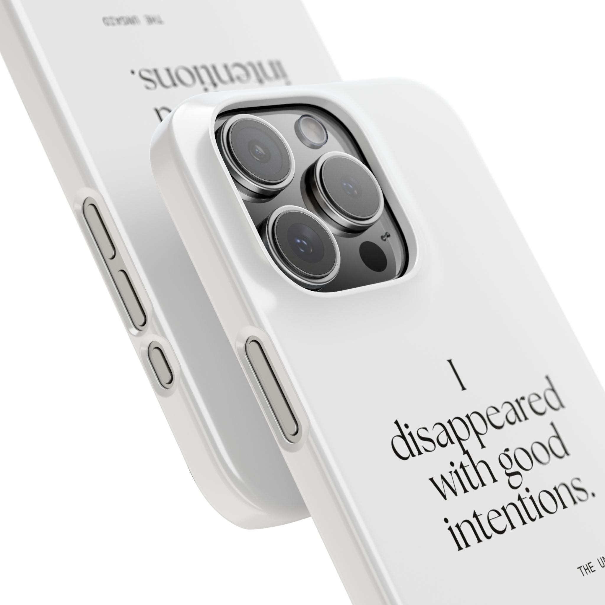 I disappeared with good intentions - Phone Case - For Introverts