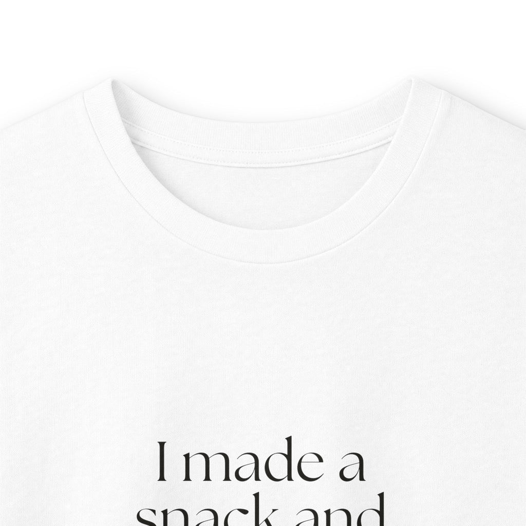 I made a snack and called it a plan - Long Sleeve Shirt - Dry Humor