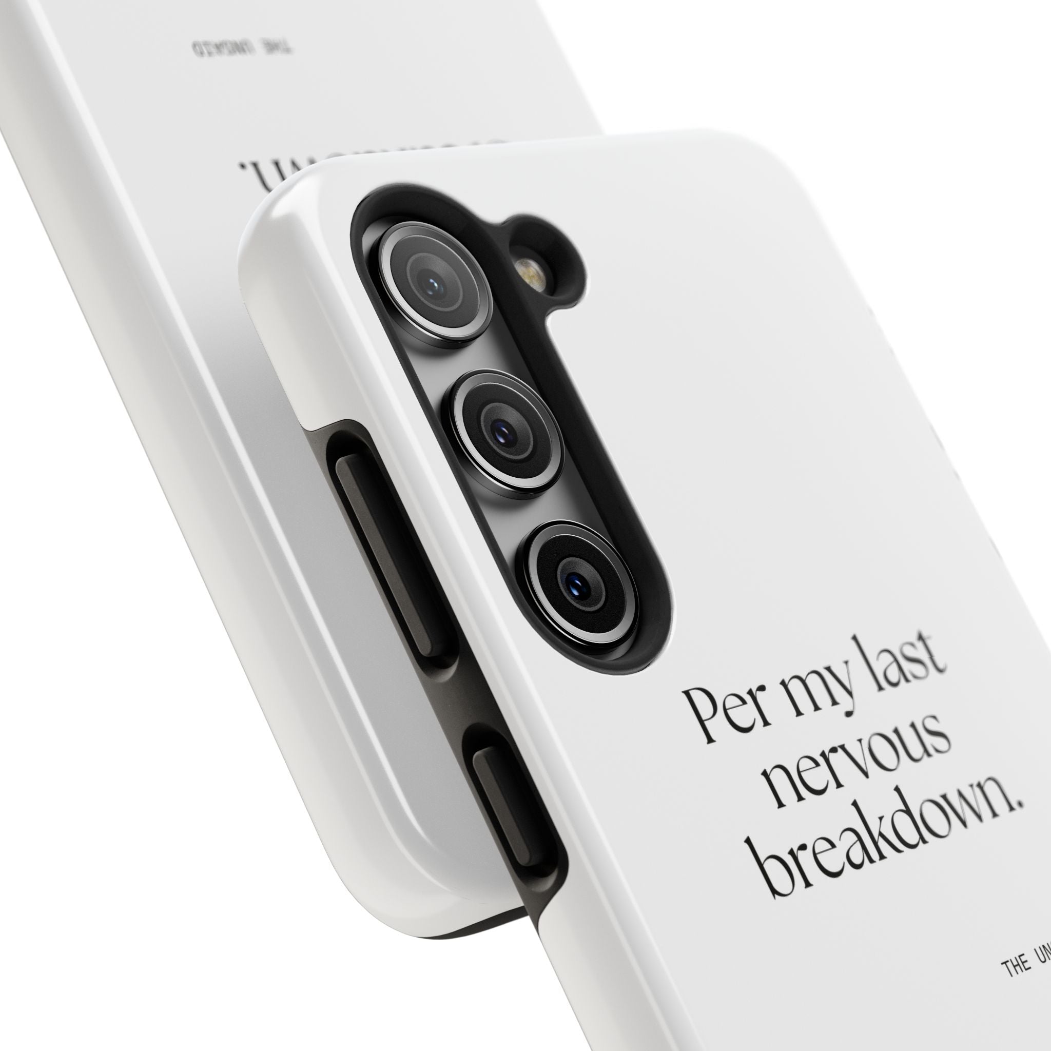 Per my last nervous breakdown - Tough Phone Case - For Tired Days