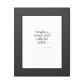 I made a snack and called it a plan - Framed Print - Dry Humor