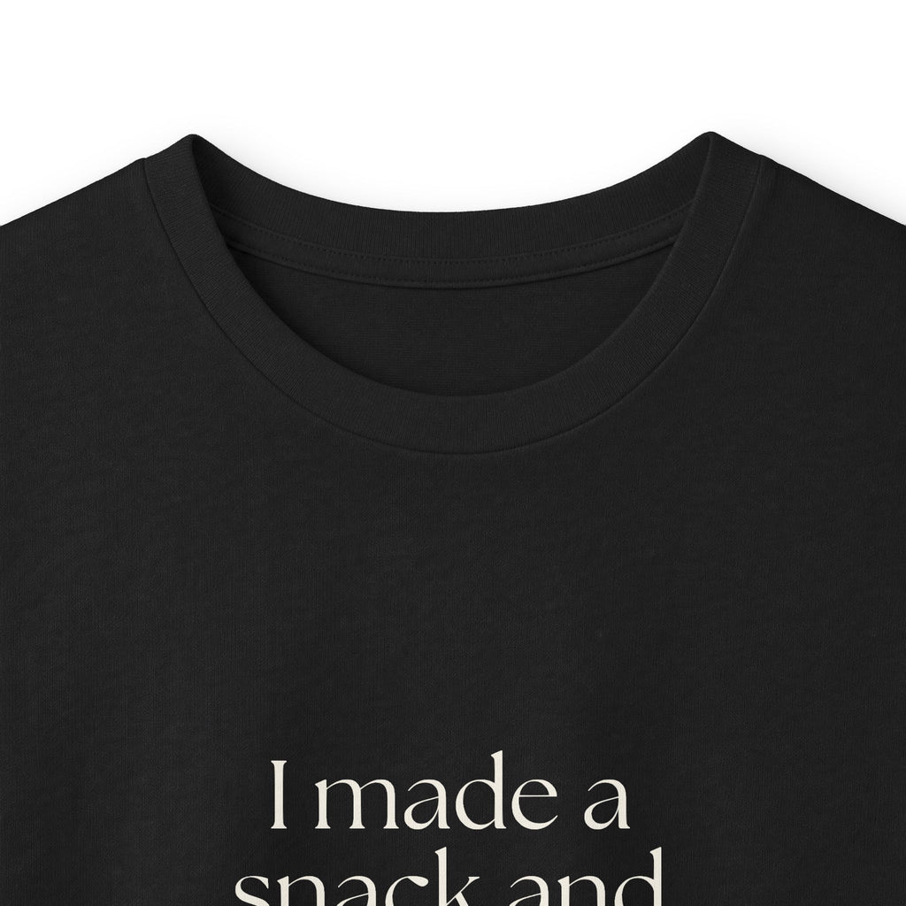 I made a snack and called it a plan - Long Sleeve Shirt - Dry Humor
