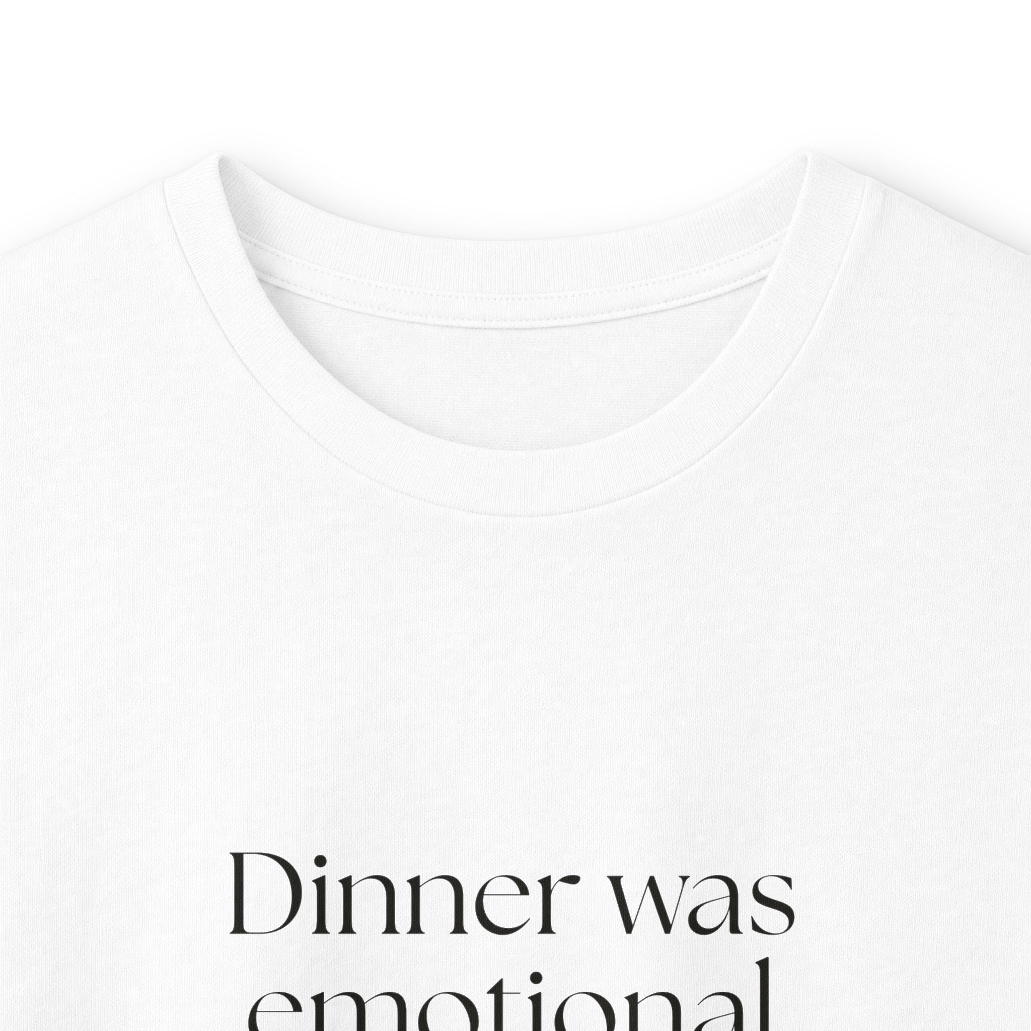 Dinner was emotional support with seasoning - Long Sleeve Shirt - Dry Humor