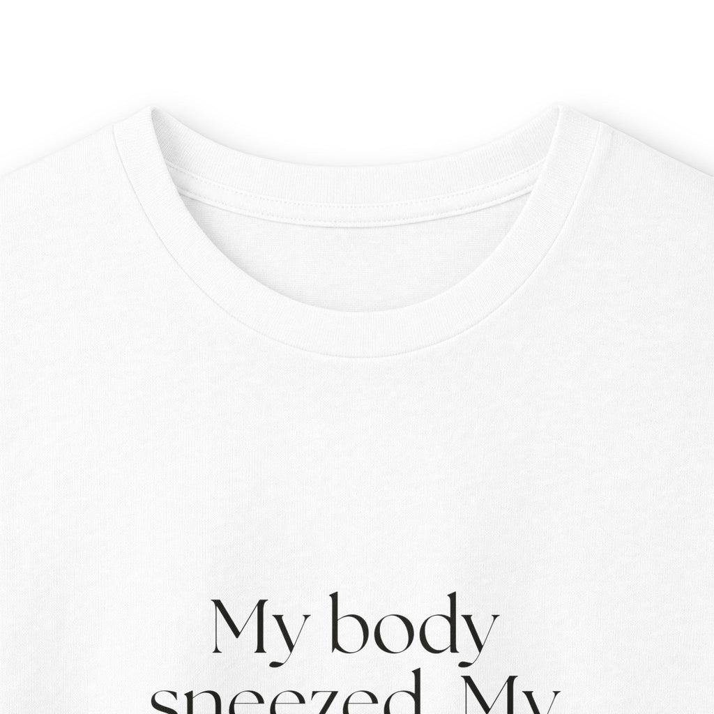 My body sneezed. My brain filed a report - Long Sleeve Shirt - For Overthinkers