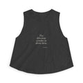 The driveway counts as alone time - Crop Top - For Quiet Minds