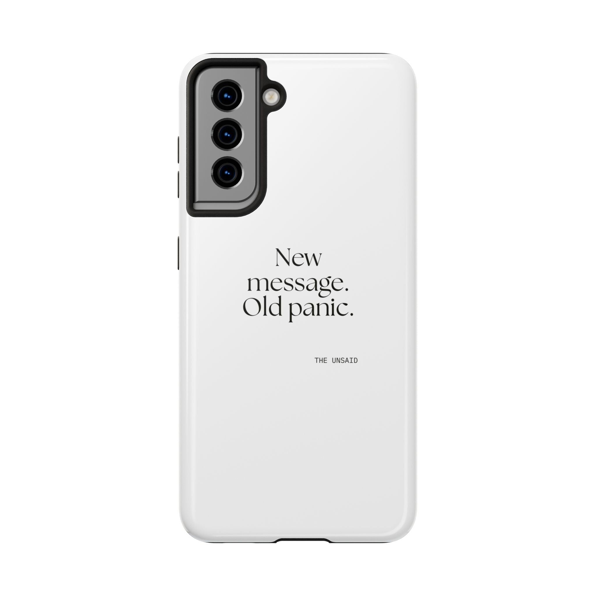 New message. Old panic - Tough Phone Case - For Overthinkers