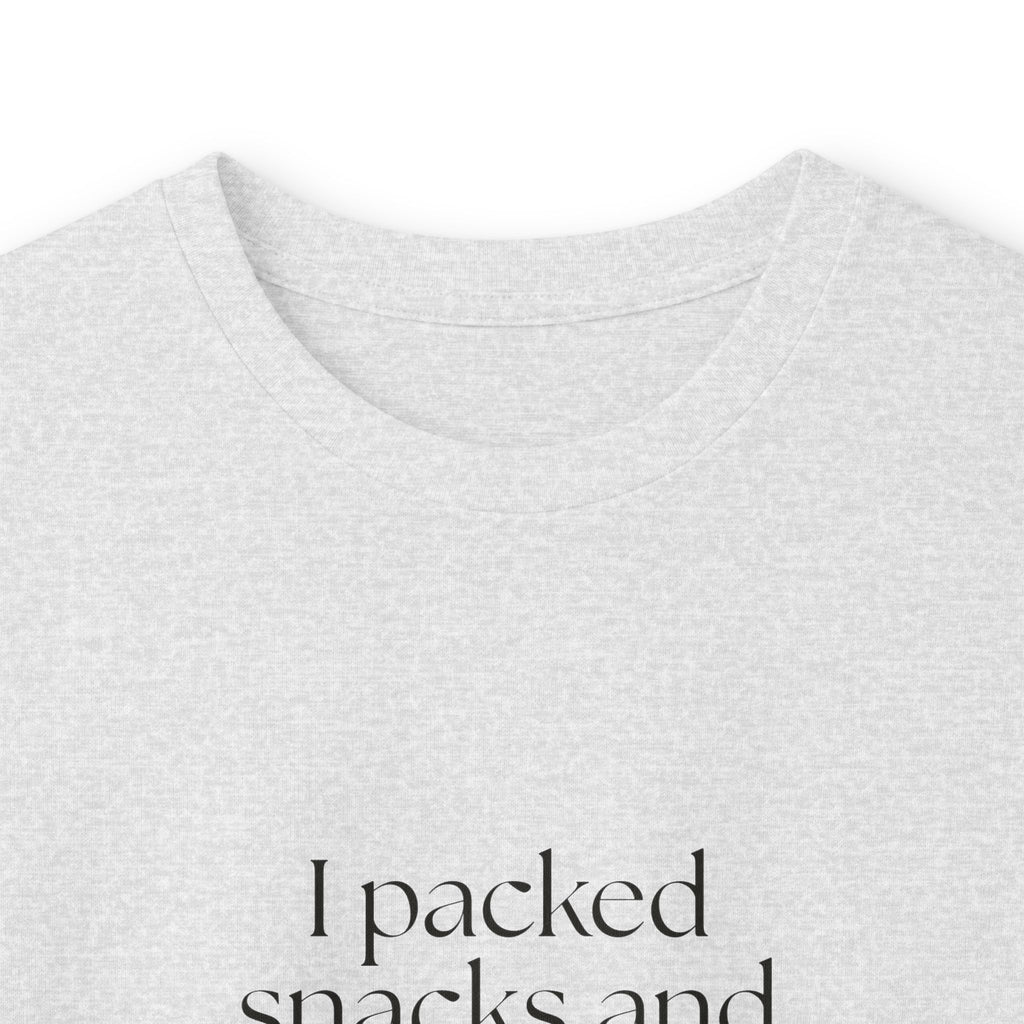 I packed snacks and unresolved feelings - Long Sleeve Shirt - Dry Humor