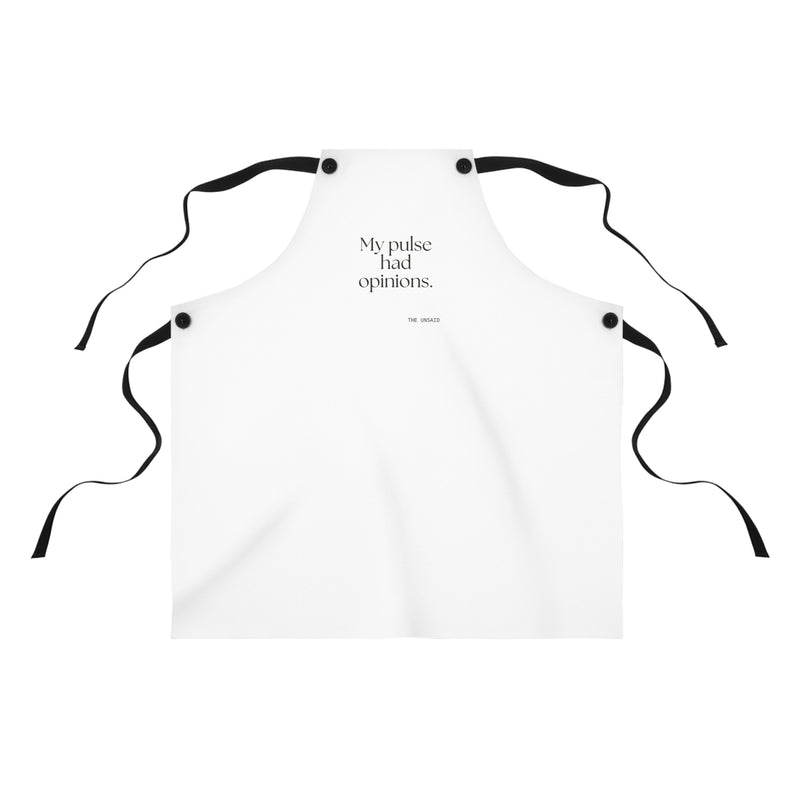 Apron — My pulse had opinions.