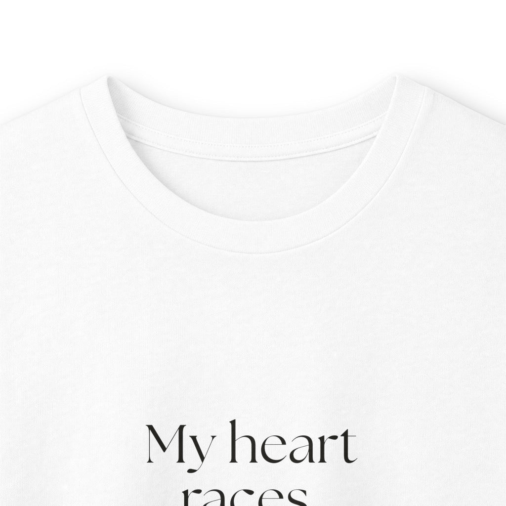 My heart races. Nobody’s chasing us - Long Sleeve Shirt - For Quiet Minds
