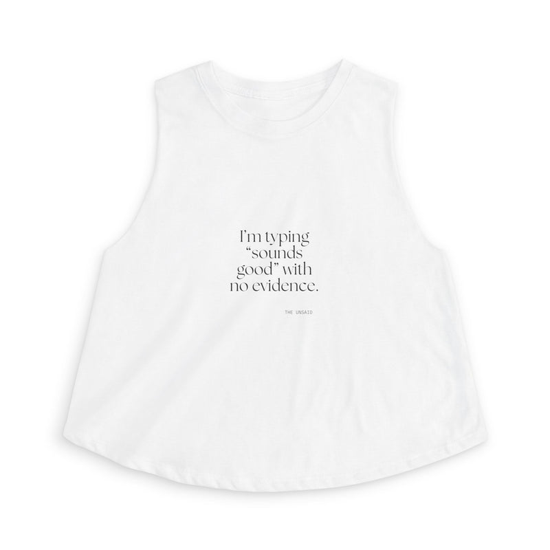 Crop Top — I’m typing “sounds good” with no evidence.
