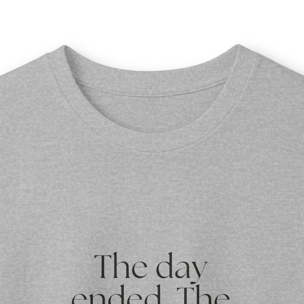 The day ended. The thinking did not - Long Sleeve Shirt - For Overthinkers
