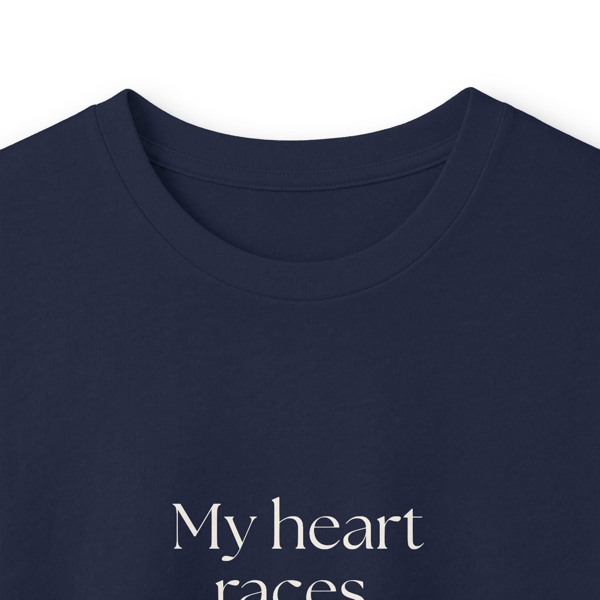 My heart races. Nobody’s chasing us - Long Sleeve Shirt - For Quiet Minds