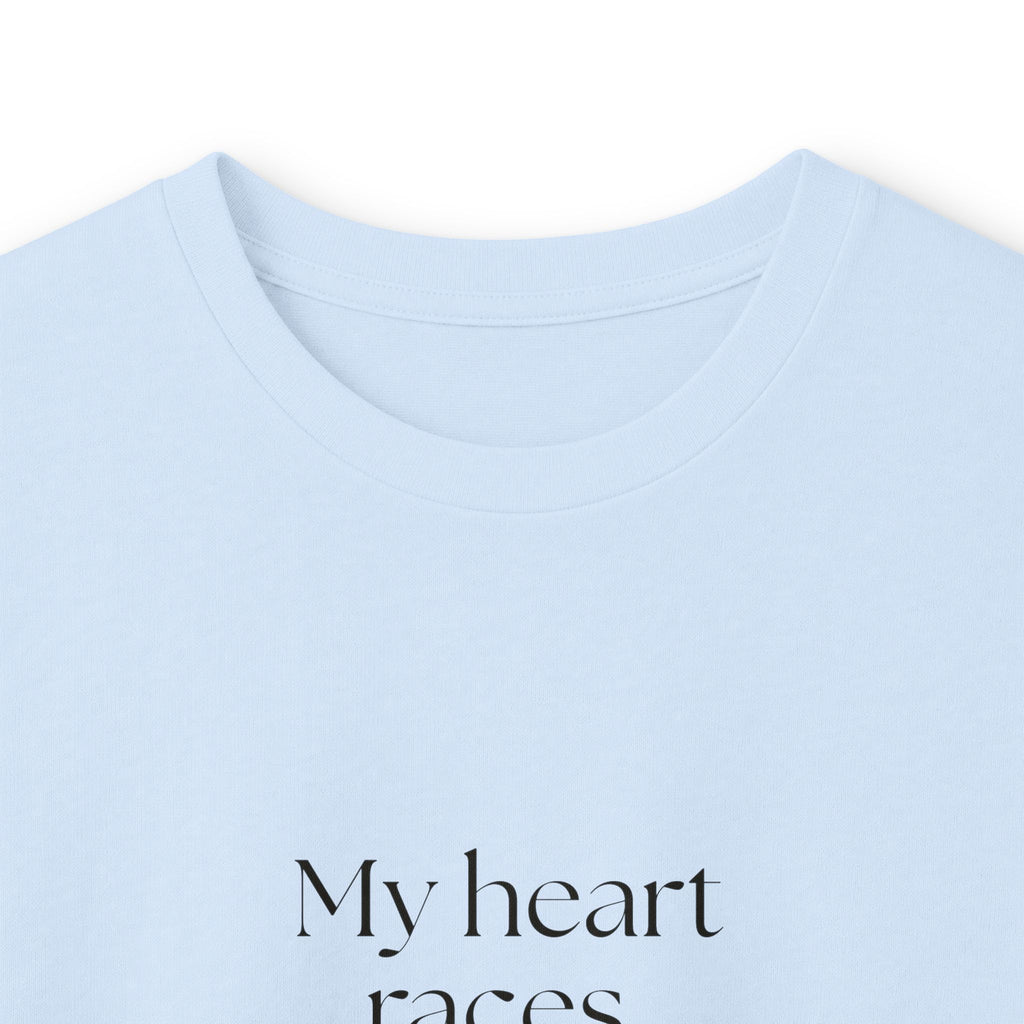 My heart races. Nobody’s chasing us - Long Sleeve Shirt - For Quiet Minds