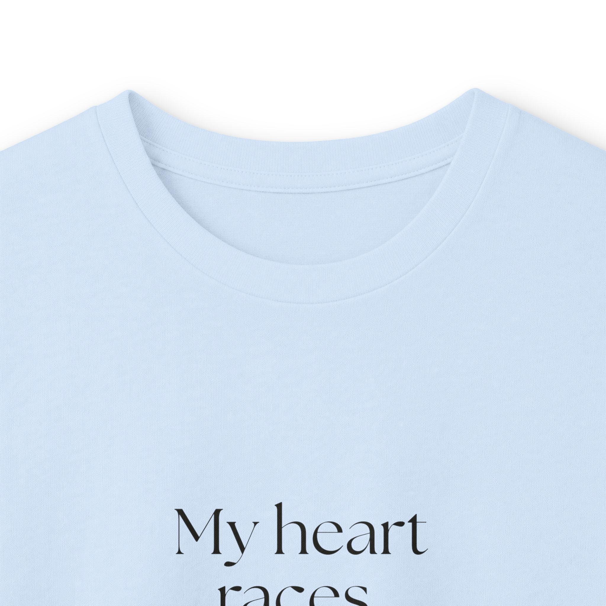 My heart races. Nobody’s chasing us - Long Sleeve Shirt - For Quiet Minds