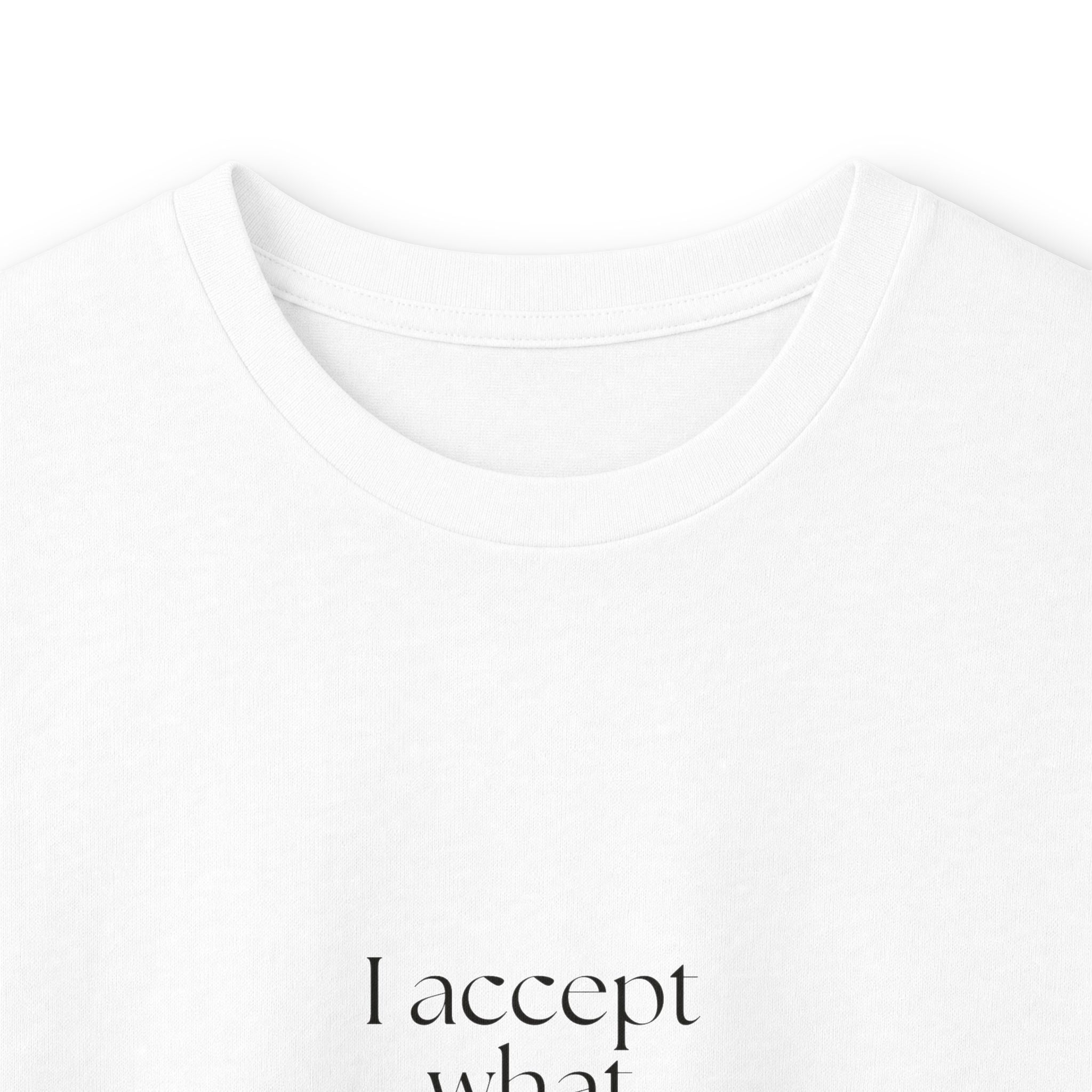 I accept what I cannot control. In theory - Long Sleeve Shirt - Dry Humor