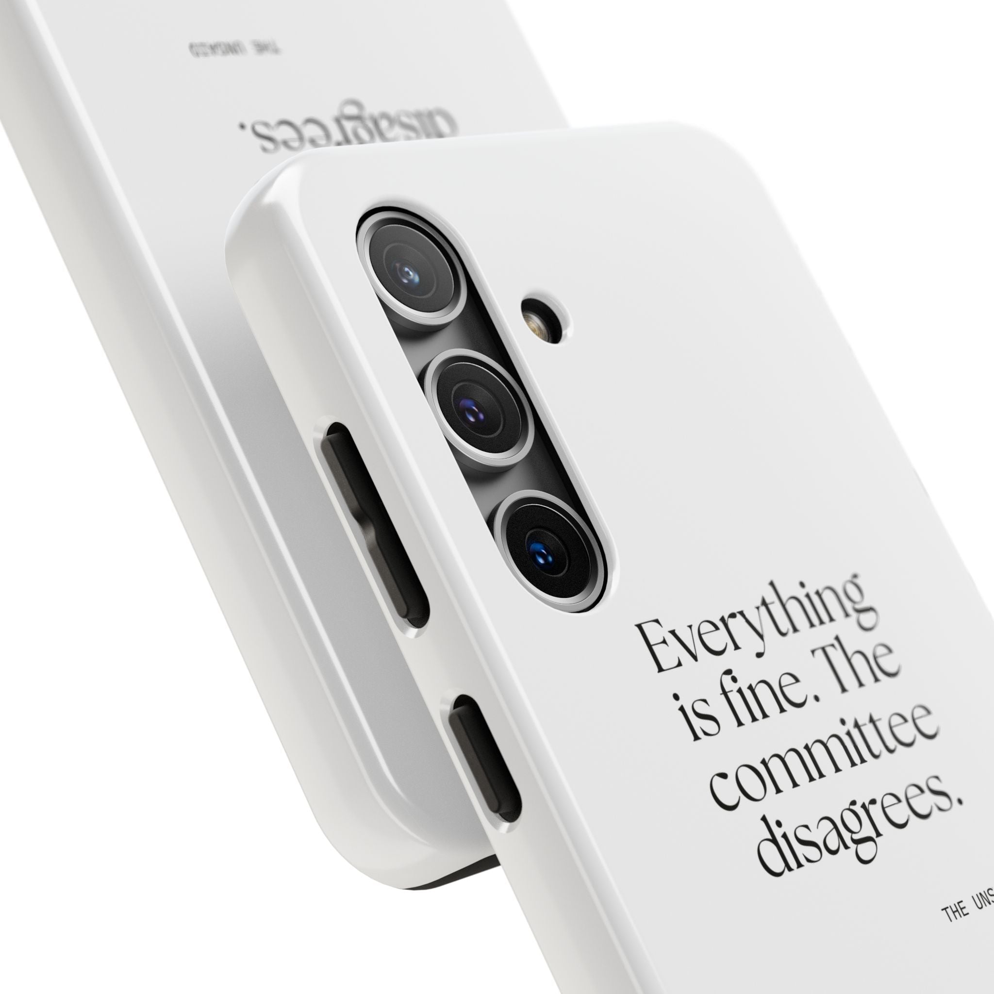 Everything is fine. The committee disagrees - Tough Phone Case - For Introverts