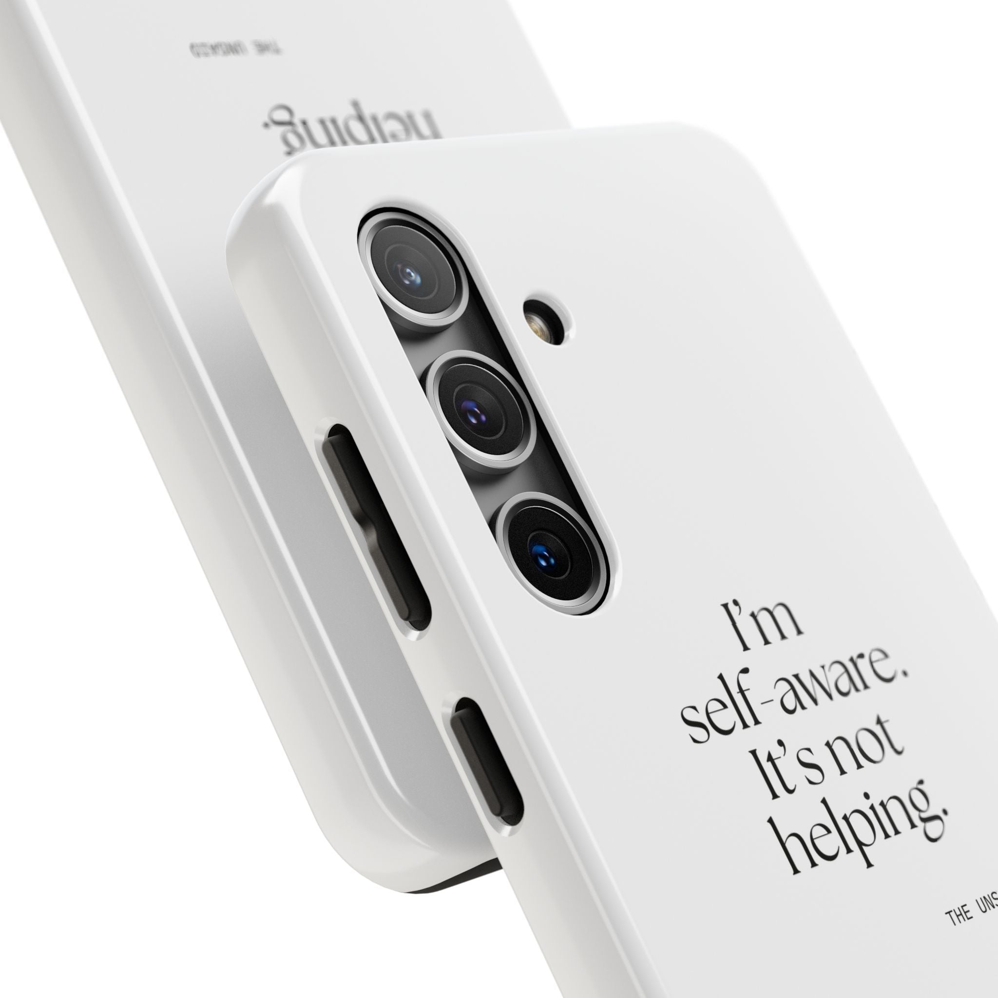 I’m self-aware. It’s not helping - Tough Phone Case - Dry Humor