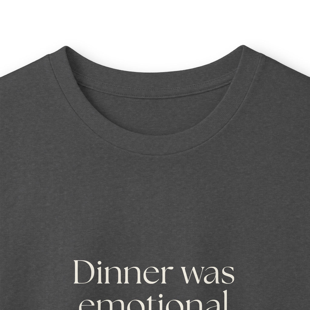 Dinner was emotional support with seasoning - Long Sleeve Shirt - Dry Humor