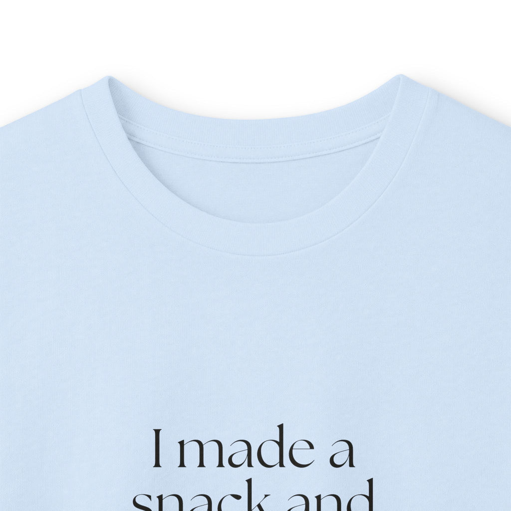 I made a snack and called it a plan - Long Sleeve Shirt - Dry Humor