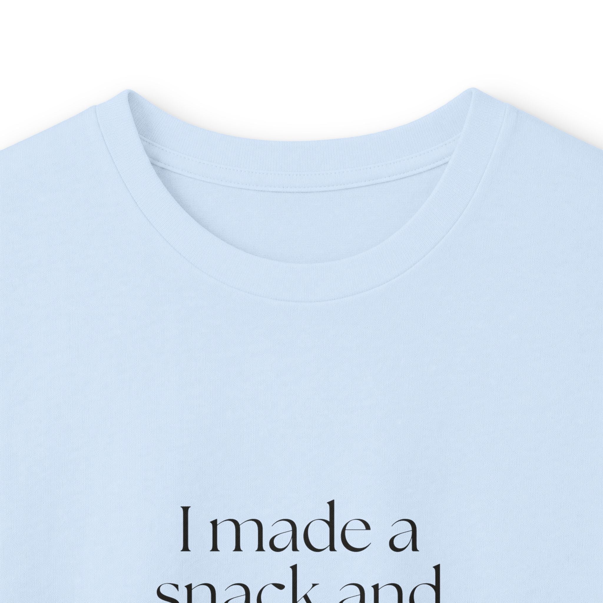 I made a snack and called it a plan - Long Sleeve Shirt - Dry Humor