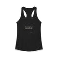 Resting, but incorrectly - Women's Tank Top - For Quiet Minds