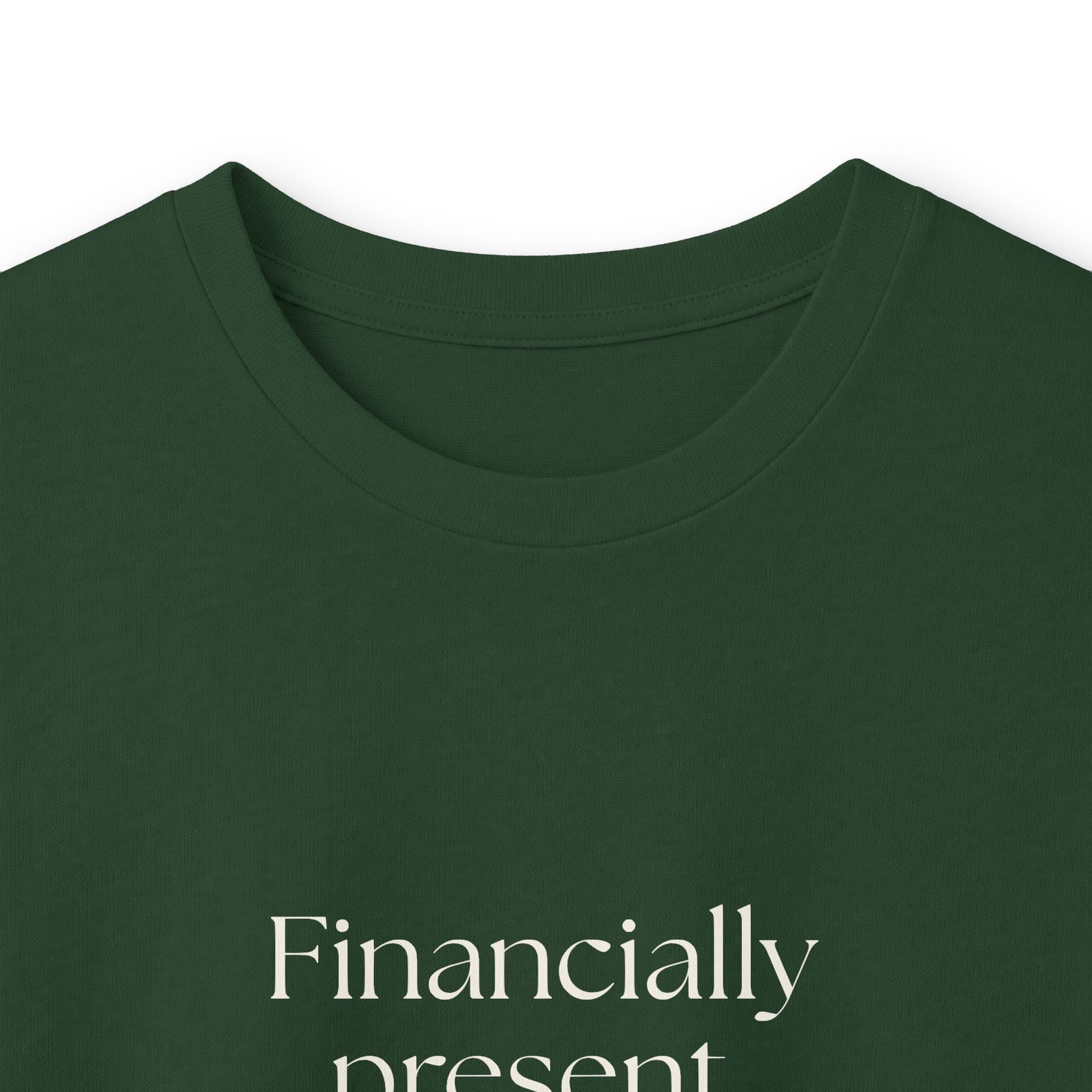 Financially present. Emotionally overdrafted - Long Sleeve Shirt - Dry Humor