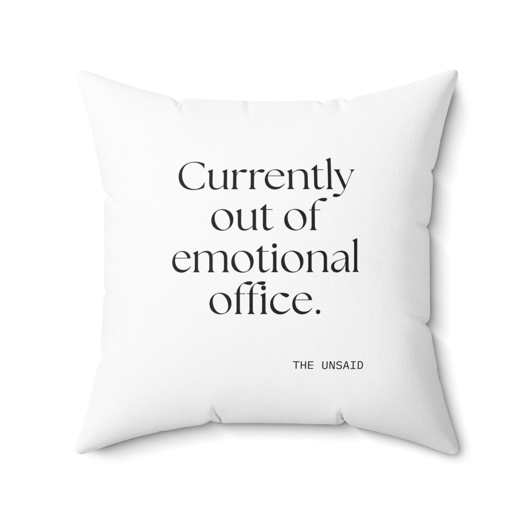 Currently out of emotional office - Throw Pillow - For Tired Days