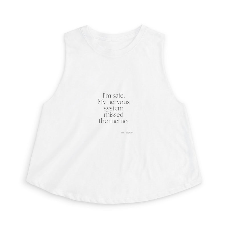 Crop Top — I’m safe. My nervous system missed the memo.