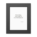 Parenting, but make it overstimulated - Framed Print - Dry Humor
