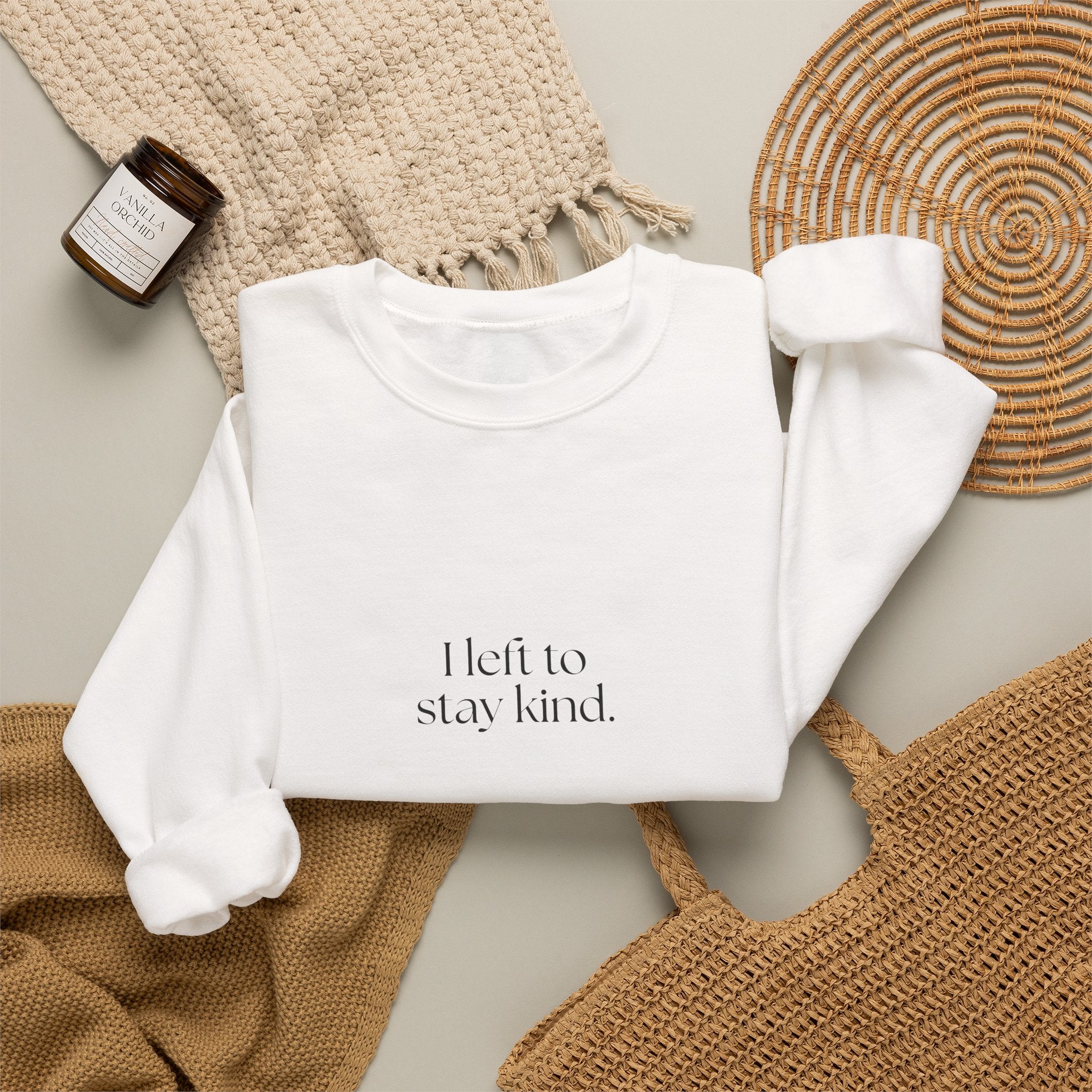 I left to stay kind - Sweatshirt - For Introverts