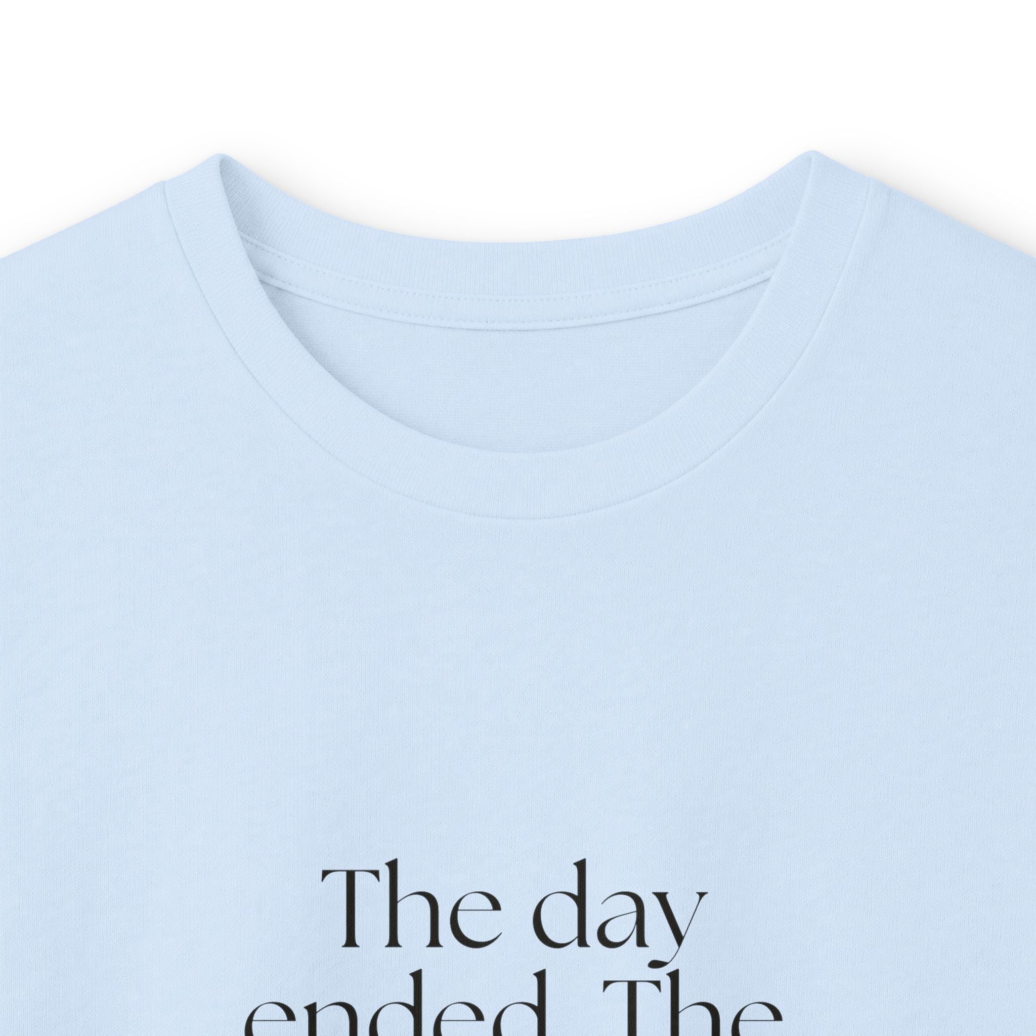The day ended. The thinking did not - Long Sleeve Shirt - For Overthinkers