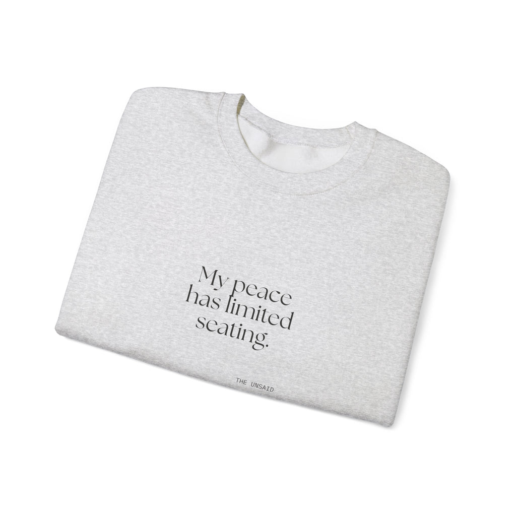 My peace has limited seating - Sweatshirt - For Introverts